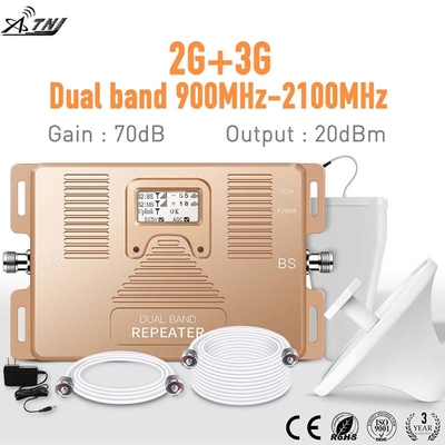 購入 70dB利益2G 3Gデュアル バンド信号のブスターの携帯電話のアンプ オンライン製造