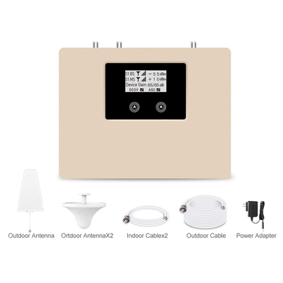 購入 800 / 1800MHz 4G信号のブスター、屋内屋外のアンテナ携帯電話の中継器のキット オンライン製造