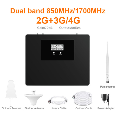 購入 850MHz 1700MHzデュアル バンド信号のブスターの携帯電話の中継器 オンライン製造