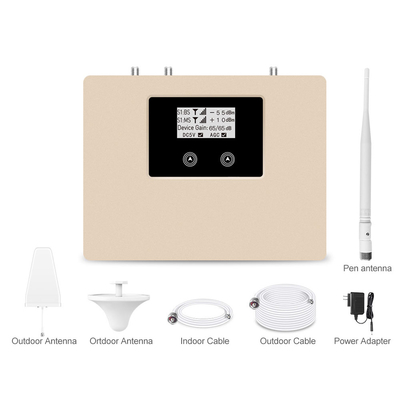 購入 デュアル バンド900MHz 1800MHzの携帯電話信号の中継器2G 4G 70dBの利益 オンライン製造